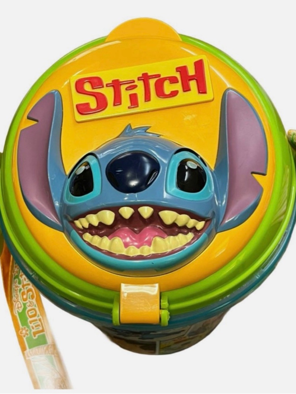 Gathered Popcorn Bucket “Find Stitch! Hana Hou!" Tokyo Disneyland
